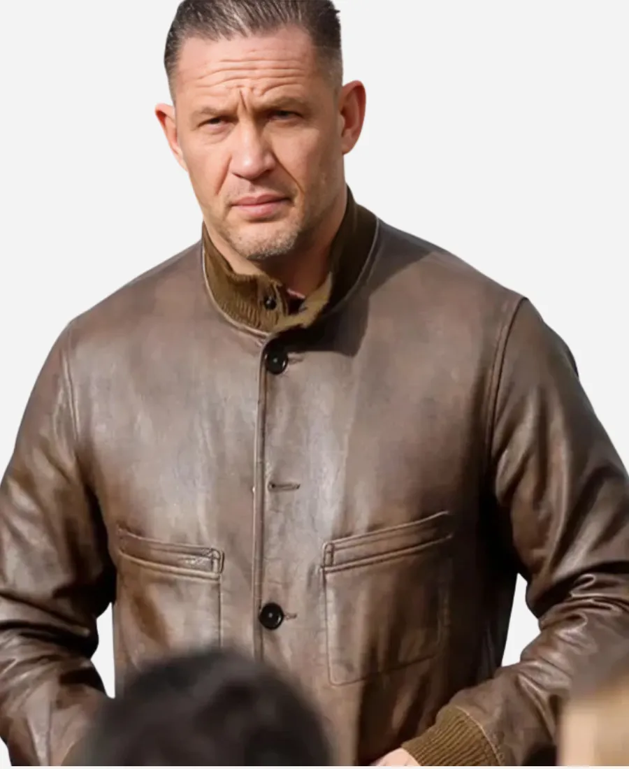 Tom Hardy MobLand Season 02 Leather Jacket Tom Hardy MobLand S02 Leather Jacket