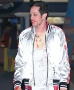 Tommy Karate 2026 Pete Davidson White Bomber Jacket