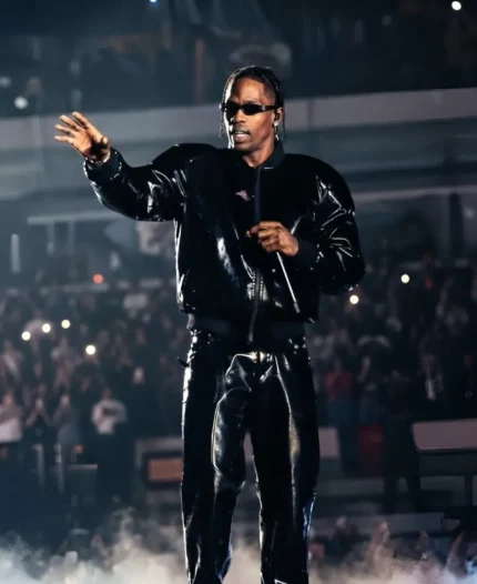 Travis Scott Chciago Ye’s Second Homecoming 2026 Concert Leather Suit