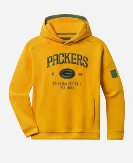 UNRL x Green Bay Packers 2026 Yellow TerraBlend Hoodie
