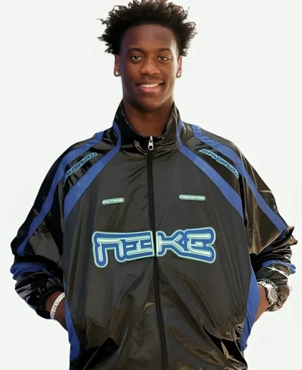  US Open 2026 Event AJ Dybantsa Black Zip-Up Track Jacket