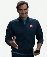 US Open Roger Federer New York City 2026 UNIQLO Black Zip-up Jacket