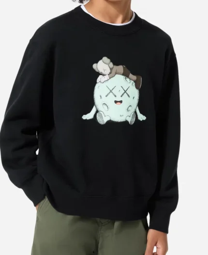 Uniqlo x KAWS Universe Black Sweatshirt