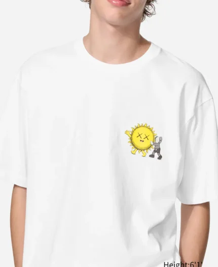 Unisex Uniqlo x KAWS Universe UT Graphic White T-Shirt 