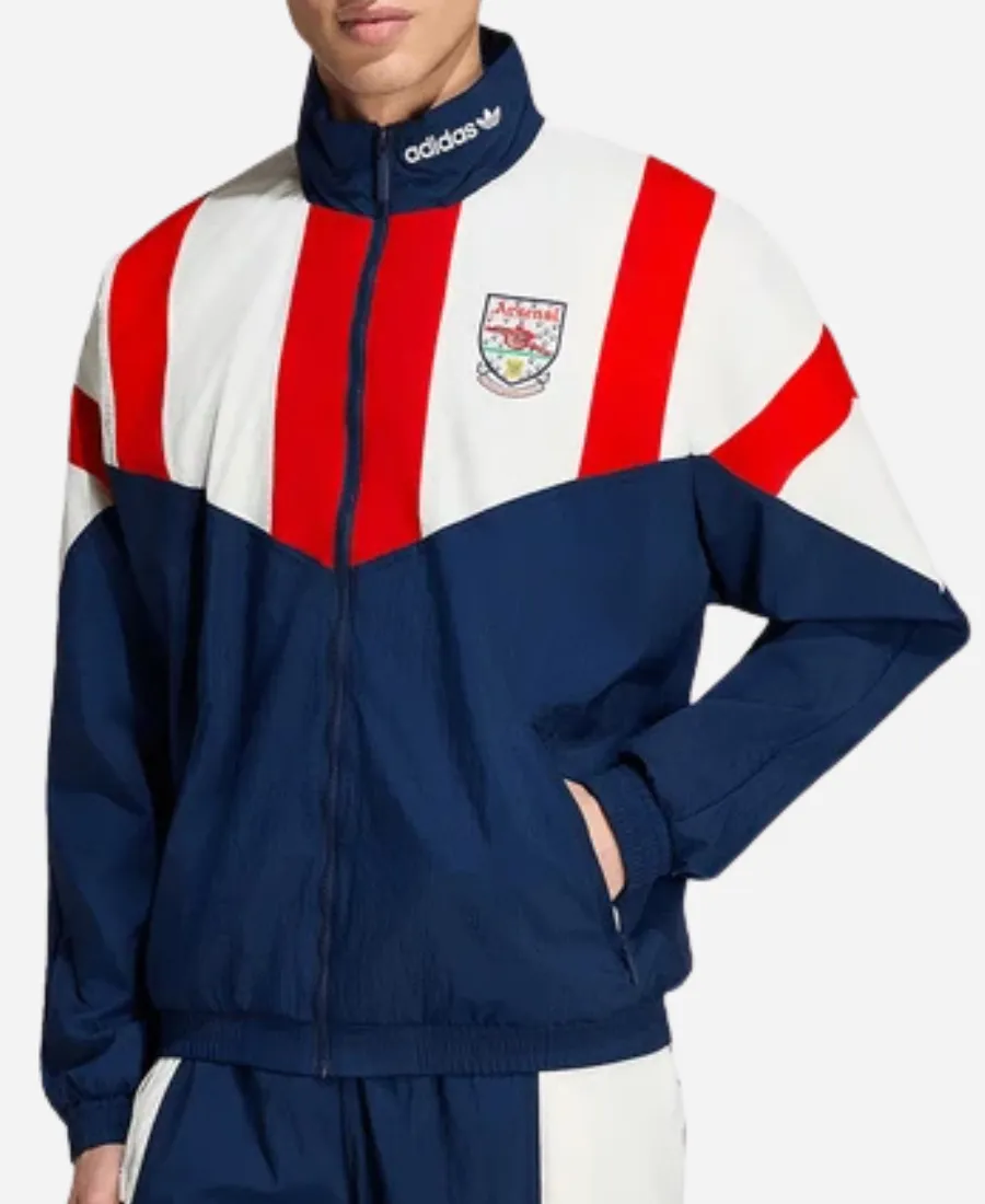 Unisex Adidas Arsenal 202627 EQT Full-Zip Multi-Color Track Jacket 2026-27 Arsenal Originals EQT Track Jacket