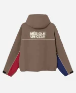 Barcelona FC 2026 Pulse Collection Brown Full Zip Hooded Jacket