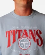 Unisex Tennessee Titans HANG Light Blue Heritage Crewneck Sweatshirt