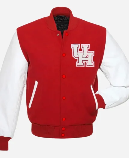 University of Houston Red & White Varsity Jackets