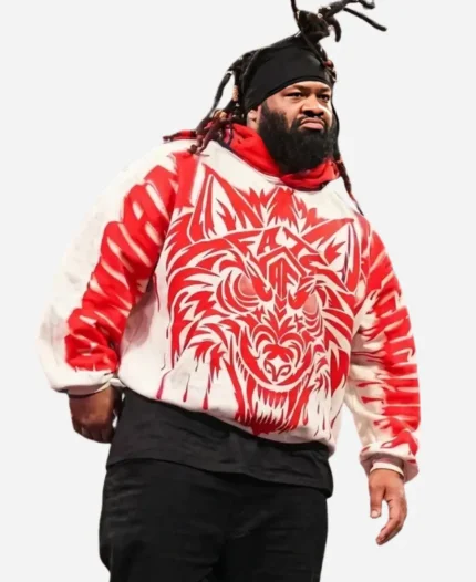 WWE Monday Night Jacob Fatu Graphic Hoodie