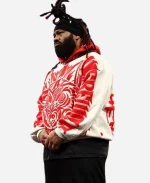 WWE Monday Night 2026 Jacob Fatu Wolf Graphic Hoodie
