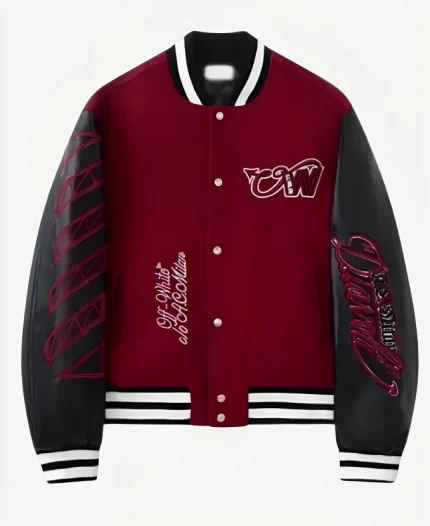AC Milan x Off-White 2026 Ruben Loftus-Cheek Varsity Jacket