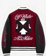 AC Milan x Off-White 2026 Ruben Varsity Jacket