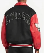 AVIREX Team Eagle Wool Leather Varsity Jacket