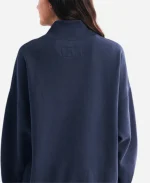 Abercrombie & Fitch Patriots Oversized Mock Neck Sweatshirt