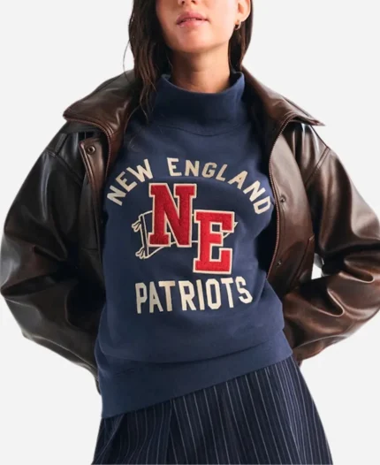 Abercrombie & Fitch Patriots 2026 Oversized Mock Neck Sweatshirt