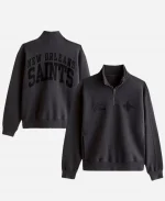 Abercrombie New Orleans Saints Half-Zip Sweatshirt