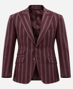  Allegiant Stadium Arriving Patrick Mahomes Burgundy Blazer