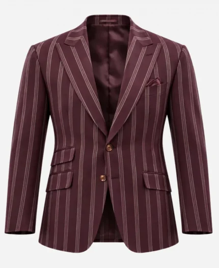  Allegiant Stadium Arriving Patrick Mahomes Burgundy Blazer