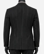 Animals Premiere 2026 Matt Damon Black Pinstripe Blazer