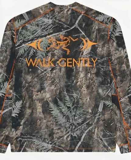 Unisex Arc'teryx Real Cedar Walk Gently 2026 Camouflage Long Sleeve T-Shirt 