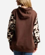 Ariat Cow Print Hooded Sweatshirt