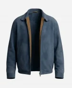 Avengers Doomsday Paul Rudd Blue Suede Jacket