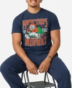Unisex Chicago Bears x Mickey Mouse 2026 Navy Blue Tri-Blend T-Shirt