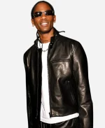 Bottega Veneta’s Travis Scott Milan FW Black Leather Jacket