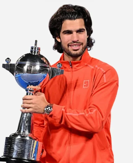 Carlos Alcaraz Japan Open Championships Orange Track Jacket