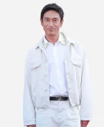 Diesel Milan Fashion Week Show Yusuke Iseya White Denim Jacket