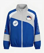 Los Angeles Dodgers 2026 The Wild Collective Hello Kitty Colorblock Full-Zip Track Jacket