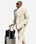 Eagles Quarterback Jalen Hurts Cream Suit