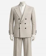 Eagles 2026 Quarterback Jalen Hurts Cream Suit