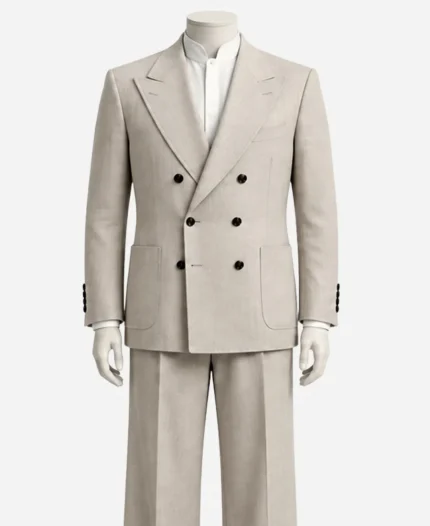Eagles 2026 Quarterback Jalen Hurts Cream Suit