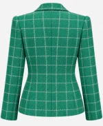 Elizabeth Debicki Tv Series The Crown S05 Princess Diana Green Wool Blazer