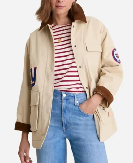 Fanatics x Tuckernuck 2026 New York Giants Full-Snap Barn Jacket