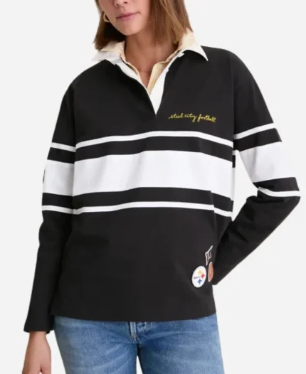 Fanatics x Tuckernuck Pittsburgh Steelers Long Sleeve Rugby T-Shirt