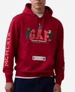 GAP Logo x Edward Crutchley 2026 Red Hoodie