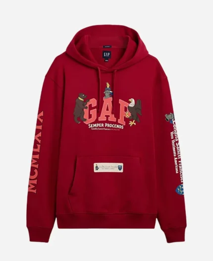GAP-Edward-Crutchley-Unisex-Red-Logo-Hoodie-for-2026