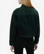 Unisex Gap x Victoria Beckham 2026 Corduroy Cropped Green Shirt