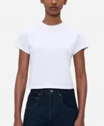 Gap × Victoria Beckham Logo White T-Shirt