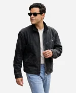 Ice Cream London 2026 Rami Malek Suede Leather Jacket