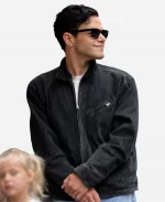 Ice Cream London Rami Malek Black Suede Jacket