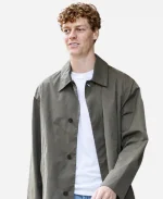 Jannik Sinner Milan Fashion Week 2026 Green Varsity Jacket