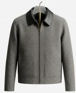 John Stewart Lanterns 2026 Aaron Pierre Grey Bomber Jacket