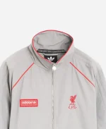 Liverpool FC x Adidas SPZL 2026 Grey Zip-Up Track Jacket