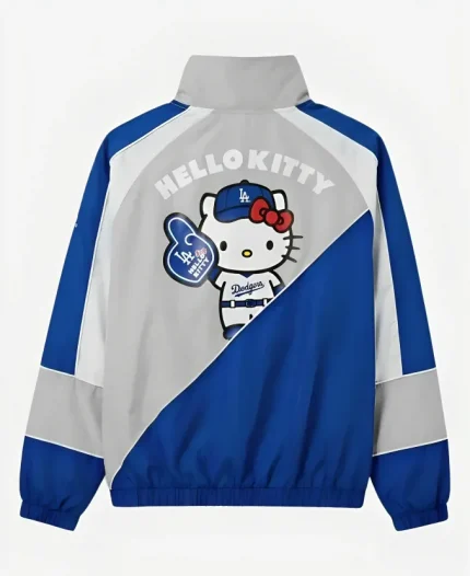 Los Angeles Dodgers 2026 The Wild Collective Hello Kitty Full-Zip Track Jacket