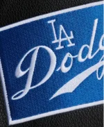 Los Angeles Dodgers Black Out Full-Snap Varsity Jacket
