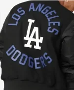 Los Angeles Dodgers Black Out Varsity Jacket