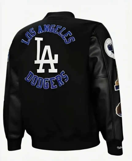 Los Angeles Dodgers Black Collection Varsity Jacket